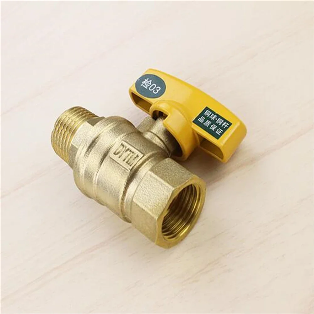 1pcs for All Copper Inside And Outside Wire Straight Valve Inlet Water Intake Copper Ball Valve Gas Short Handle Switch