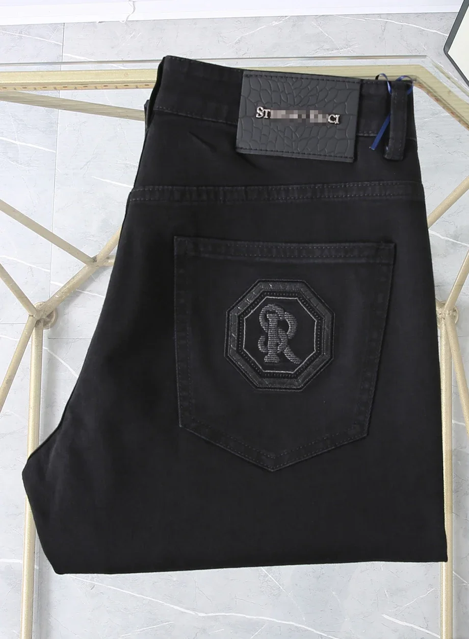 BILLIONAIRE BLSK CPRT Jeans Thin Cotton Men 2025 Spring Summer new Fashion business comfortable outdoors Big size 29-42 Pants 3