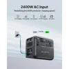 Portable Power Station, Equipped with 200W Solar Panels, 2048Wh Battery Backup Power Supply, and 4 2400W AC Power Sockets 4