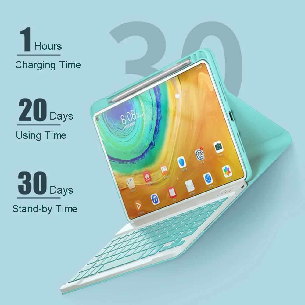 Capa de Teclado Magnético para Xiaomi Mipad Mouse Case Tablet mi Pad Pro Suporte para Lápis - Imagem 2
