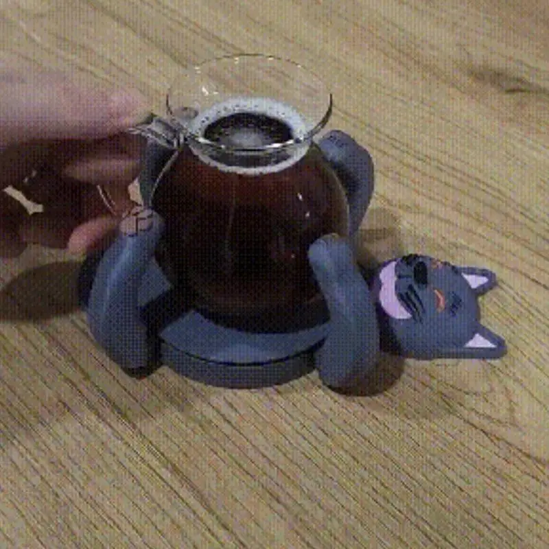 Funny Coaster 3D printed Cat cup mat Coffee Mug Drinks Holder Tableware Creative Drink Coaster for Home Bar Party Decorations