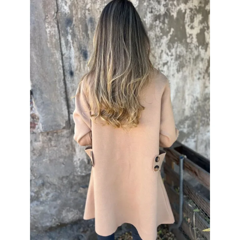 Womens Wool Blend Autumn Winter Coat Jacket