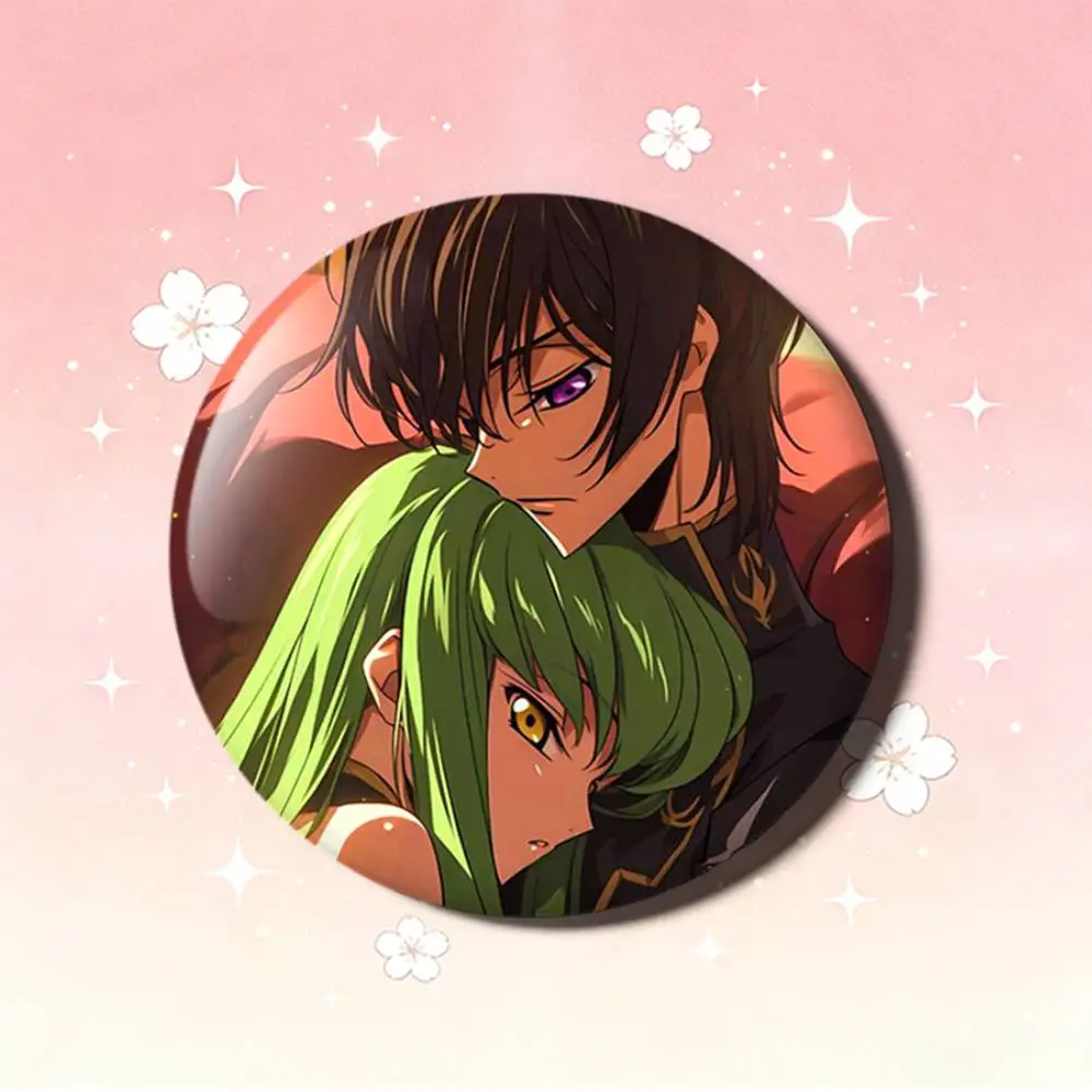 Geass Laser Badge - Creative Accessory for Backpack, Clothes, and Hats