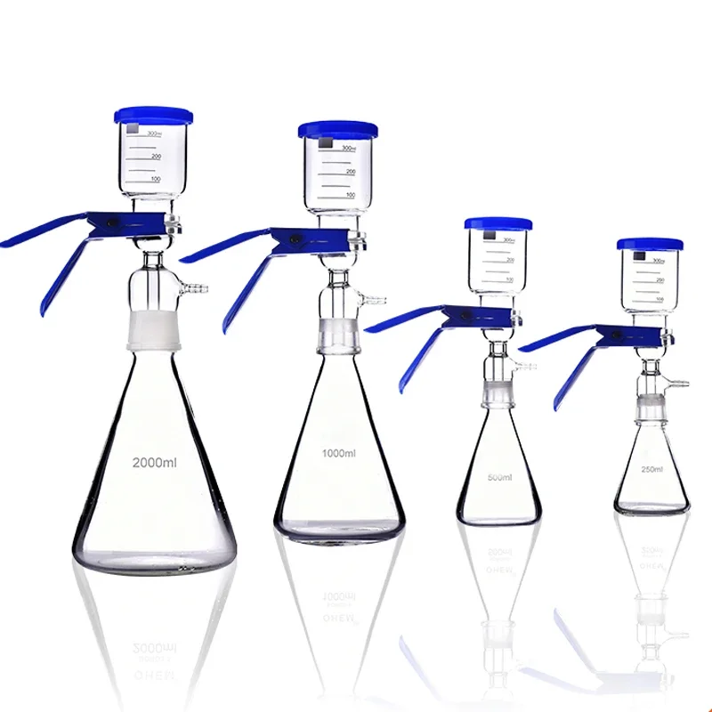 Lab Glass Supplies The sand core vacuum filtration device Solvent Filter Unit Laboratory suction device 250/500/1000/ml Core Liquid Solvent