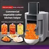 110V 220V Electric Food processor Vegetable, Carrot, Potato Chopper, Slicer and Dicer Vegetable Shredding Machine & 3 Knife Disc 5