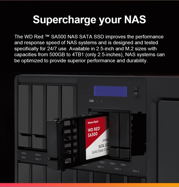 Western Digital SSD WD Red SA500 4 To - Disque SSD - LDLC