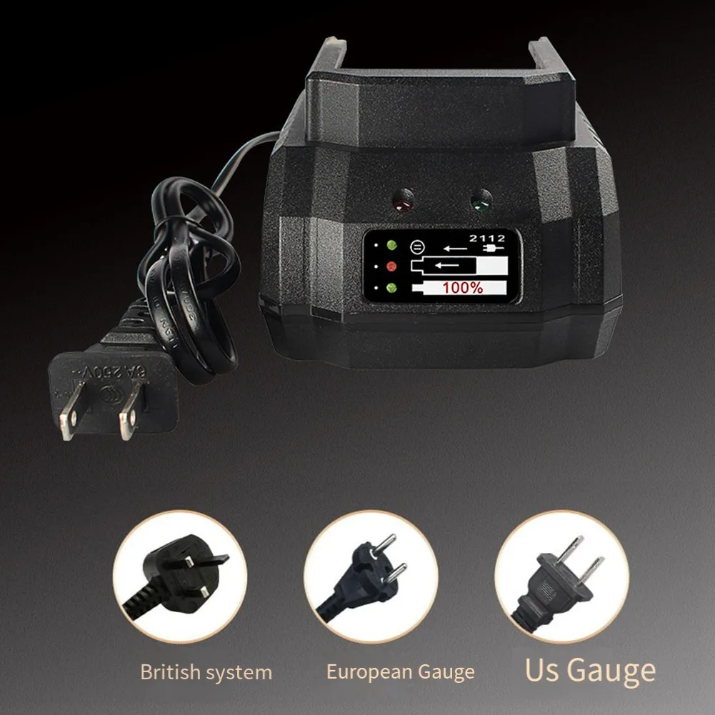 

Compact Battery Charger Efficient Performance ABS Material Safety Features Compatible with 18V 21V Li ion BL1415 BL1420