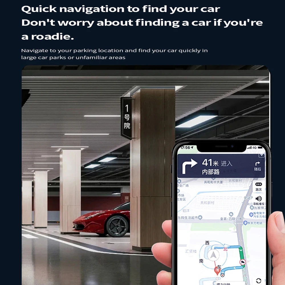 2 in 1 AP200 Car Charger Gps tracker For Auto Car GPS Locator Find My Apple official App Mini GPS Monitor Tracker