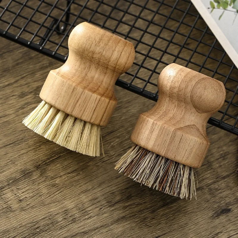 Wooden Dish Brush with Natural Sisal and Coconut, Durable Portable Kitchen Cleaning Brush, Eco Friendly Zero Waste QJS001 Wooden Dish Brush with Natural Sisal and Coconut, Durable Portable Kitchen Cleaning Brush, Eco Friendly Zero Waste QJS001