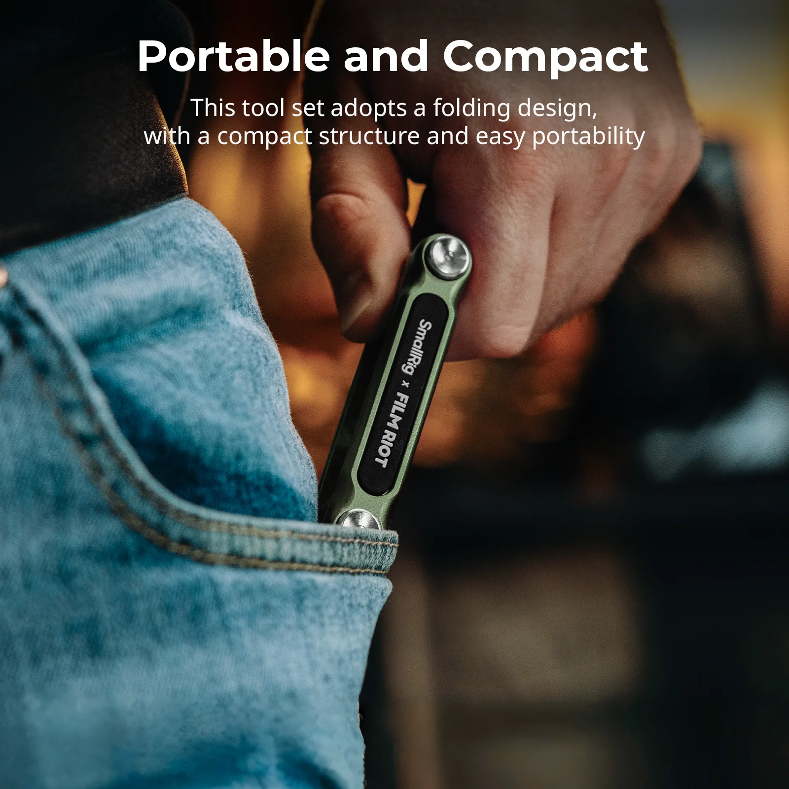 SmallRig Foldable Screwdriver Kit FILM RIOT 7-in-1 Folding Wrench Set Multiple Angle Positioning Metal Universal Kit 4812 screwdriver kit