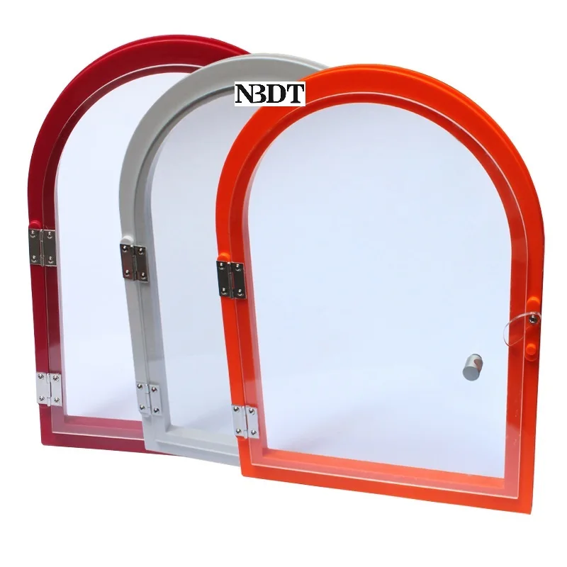 acrylic-access-hinged-window-door-hatch-for-ready-food-showcase-display-stand