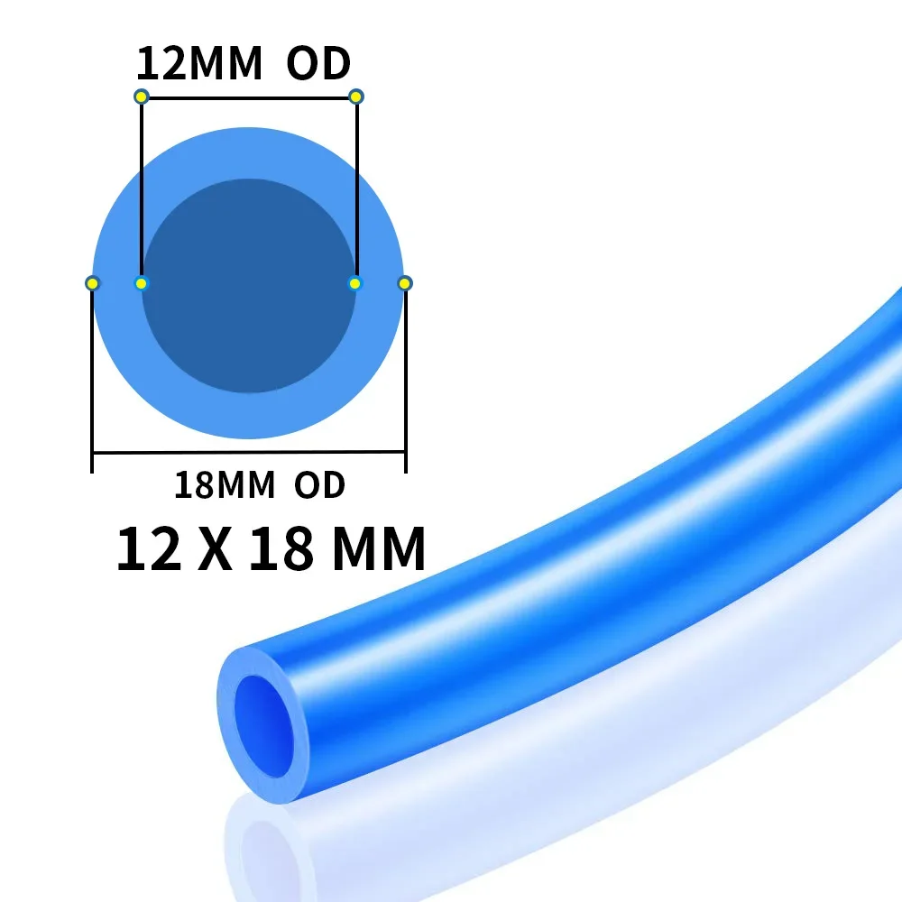 High-Performance Blue Silicone Vacuum Hose - 1 Meter