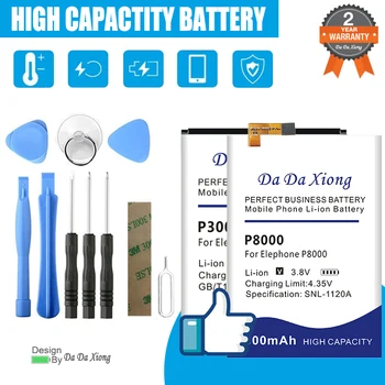 DaDaXiong High Quality Battery For Elephone P2000 C P3000 S P5000 P7000 P8000 P9000 Lite Replace Mobile Phone Batteries Free kit