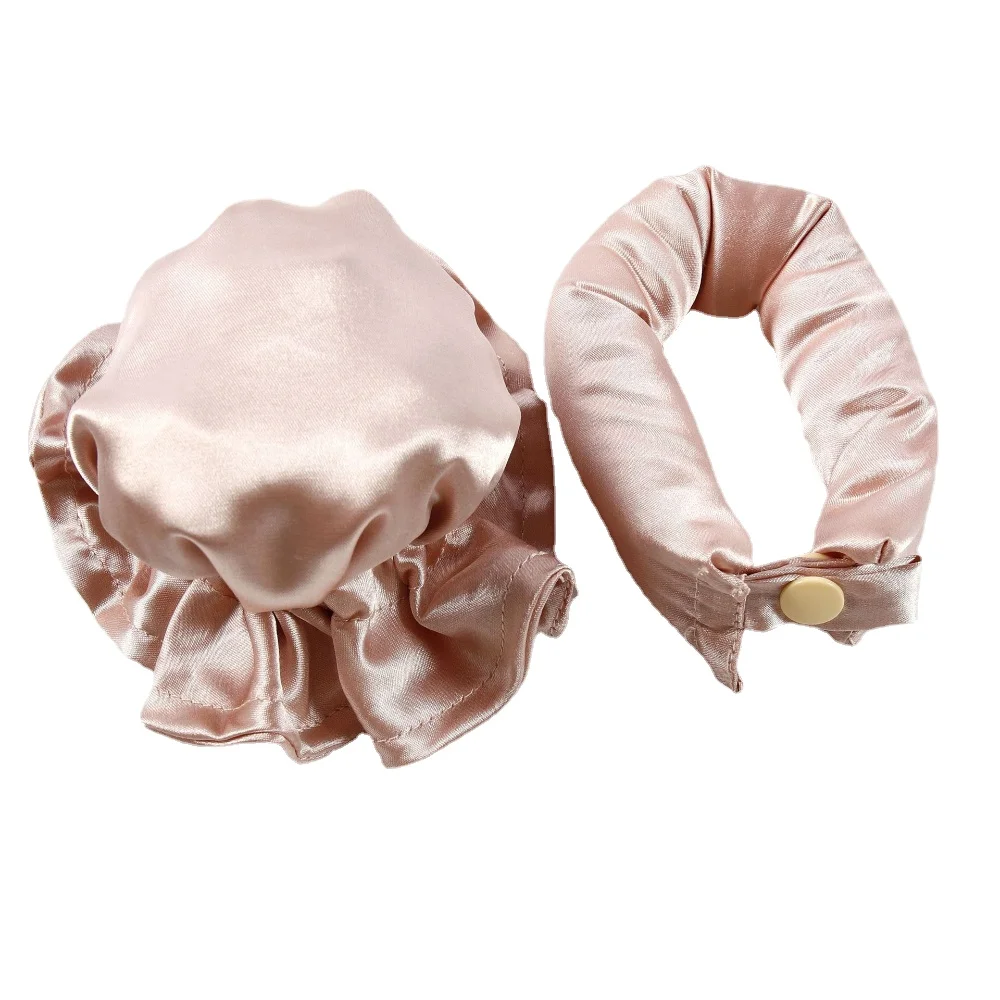 2Pcs Set 1005006227955260 Cover Set Soft Hair Rollers Sleeping Headband Curling No Heat Hair Styling Tool