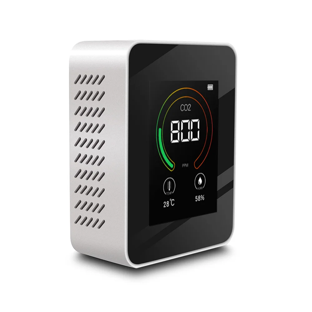 

Factory stock CO2 CO2 Temperature & Humidity Detector with CE certification
