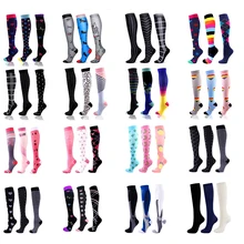 

New Style Unisex Compression Socks Fit Varicose Veins Socks Running Outdoor Hiking Flight For Athelete