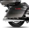 4" Slip-On Mufflers Dual Exhaust Pipes For Harley Touring Street Electra Glide Road King 2017-2022 Motorcycle