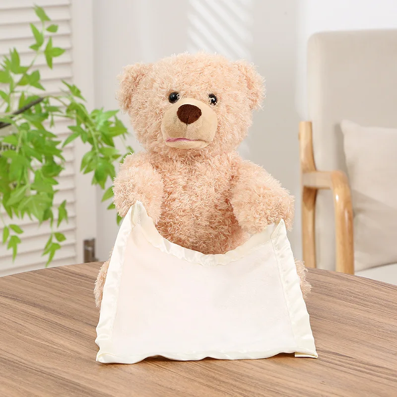 Plush Toys Baby Toy Hide And Seek Teddy Bear Can Speak Play