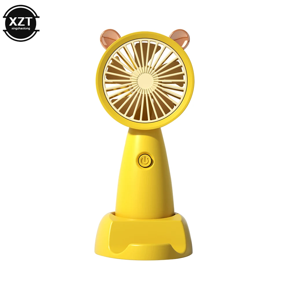 USB Mini Handheld Fan Outdoor Mini Creative Desktop Office Mute Charging Portable Handheld Fan