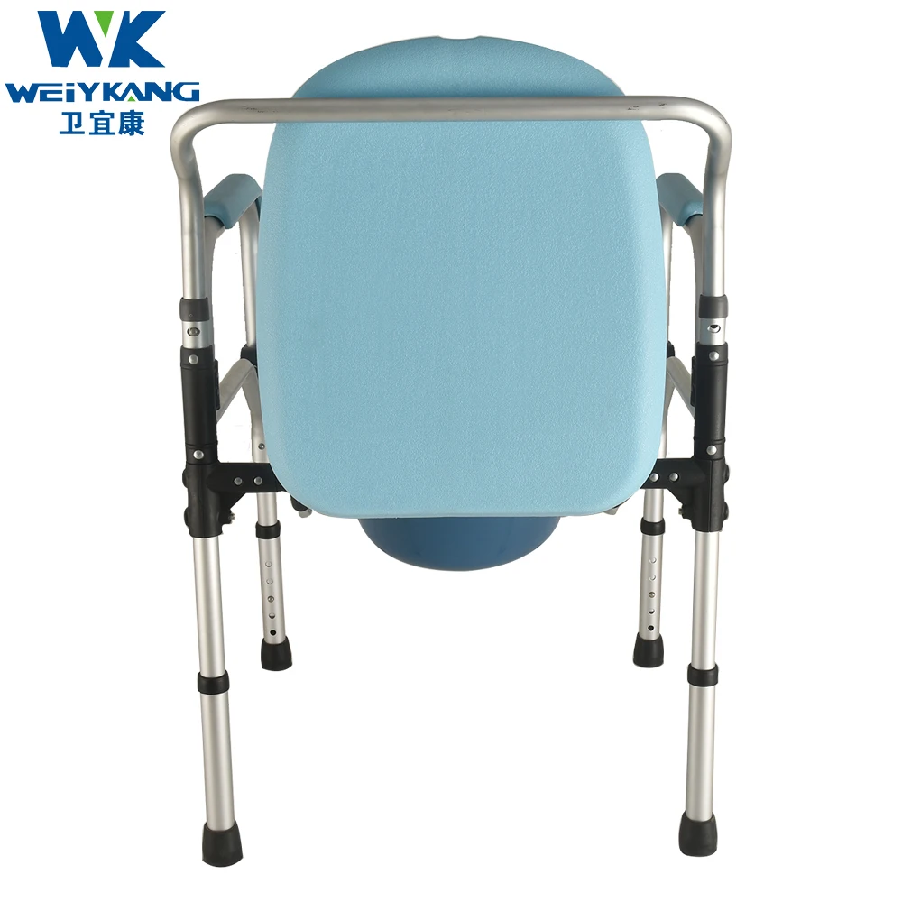 Best price quality folding commode chair with bedpan/potty chair adult 3