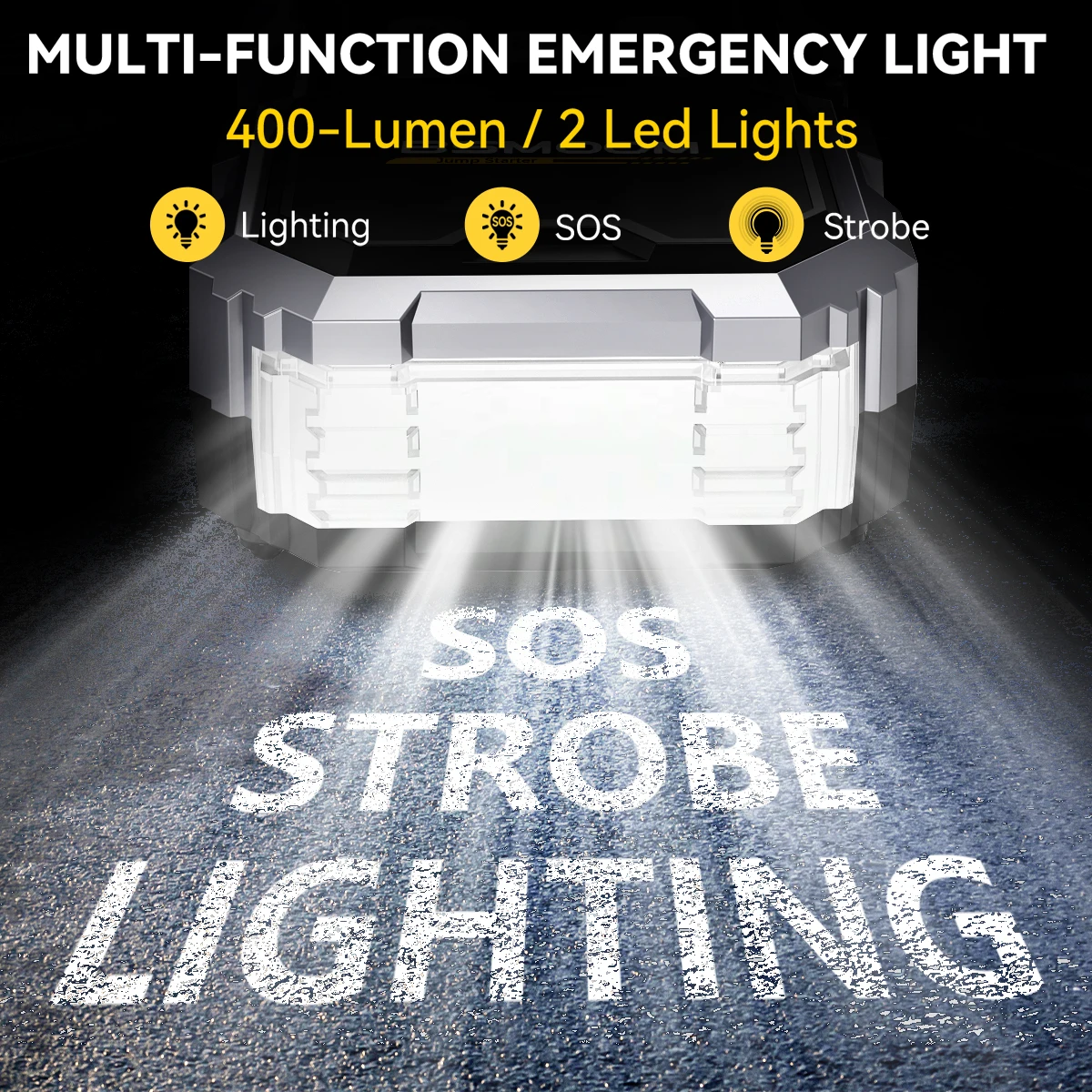 Car Jump Starter Power Bank 7000A/6000A Portable 150PSI Air Pump Car Battery Emergency Boosters Starting Device