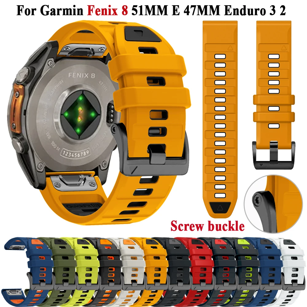 Silicone Watchband Strap - Durable Wristband