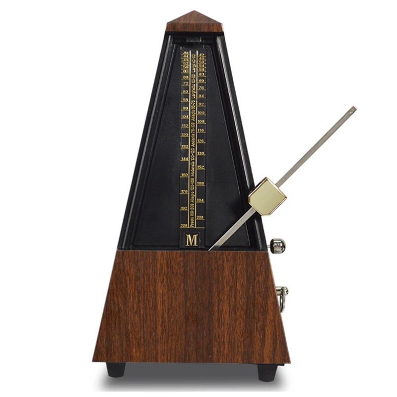 B48B-Mechanical Metronome Retro Music Timer Musical Instrument Universal Precision Rhythm For Guitar Guzheng Drums