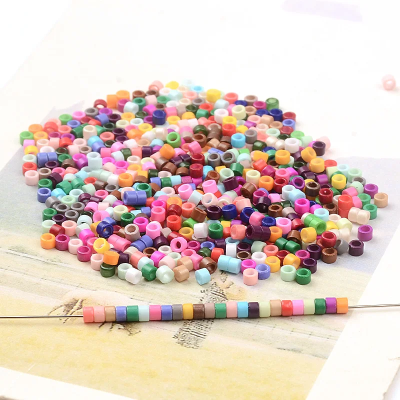2.2x1.2mm Transparent Japan Tube Glass Beads 10/0 Uniform Seed Beads for  Jewelry Making Handmade DIY Bracelet Accessories Kralen