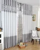 Curtain Chinese Style  Stitching Nests Curtain for Living Room Bedroom Coffee for Kitchen Window Treatments Gray Drape 3