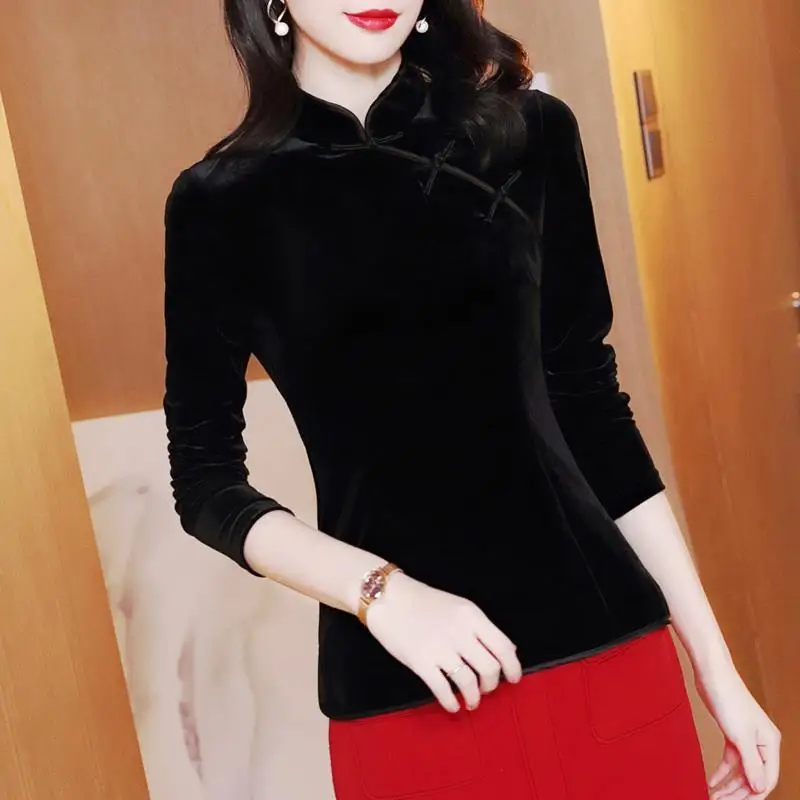 Embroidery Hanfu Top Women Elegant Blouse National Style Spring Summer New Loose Vintage Traditional Chinese Tang Suit 3XL