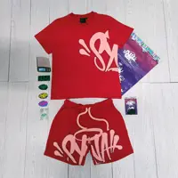 Vêtements en coton tendance, t-shirt décontracté d'été, shorts, Central Cee Y2k, vêtements pour femmes et hommes, tenue, t-shirts, streetwear, hauts, shorts 5