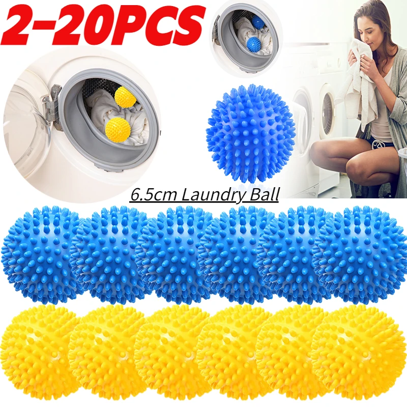 PVC Fabric Reusable Laundry Ball Clothes Dryer Ball Washer Ball