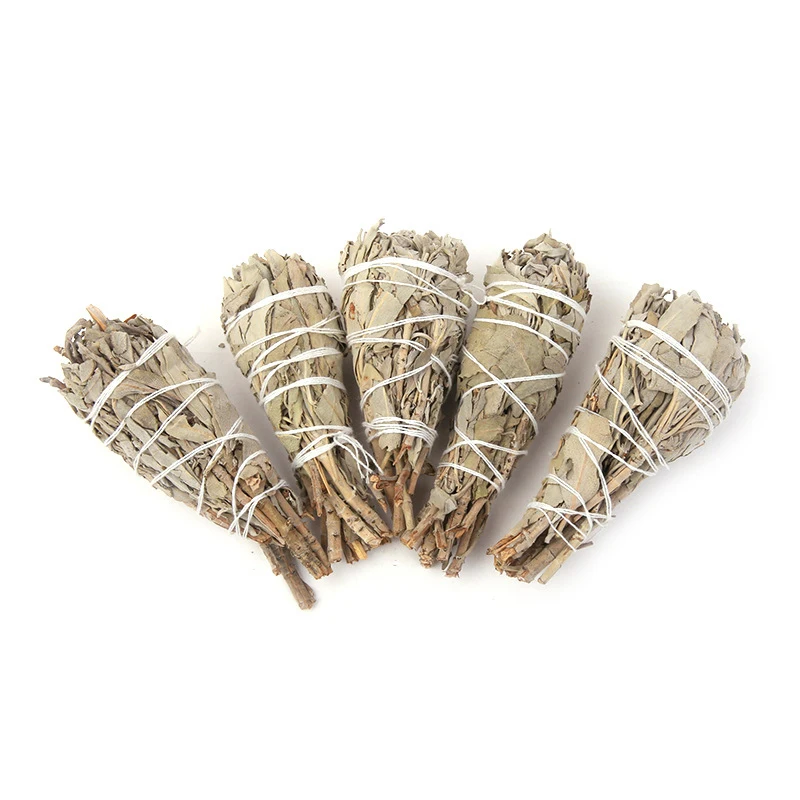 30g All Natural California White Sage Smudge Stick Bundles