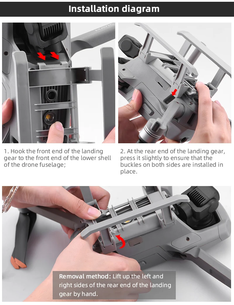 Foldable Landing Gear for DJI Ma