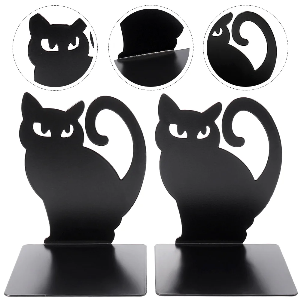 

Металлические подставки для чтения с изображением черной кошки