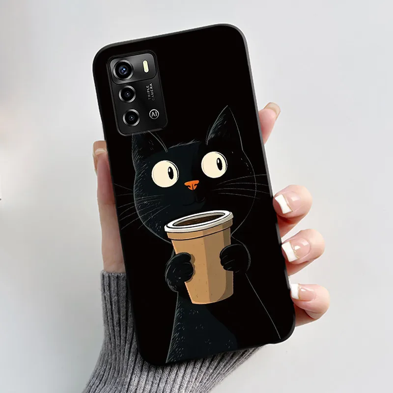 Luxury Dragon Matte Black Soft TPU Silicone Phone Case - Stylish and Durable Back Cover