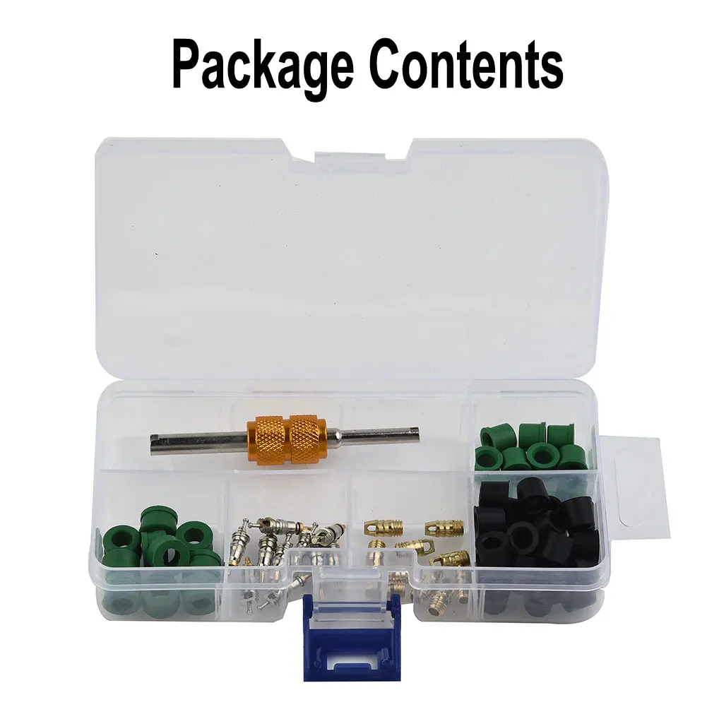 

Classification Kit Repair Tools 97 Grams AC Manifold Gauge AC manifold gauge Air Condition Valve Core 10pcs Valve Cores