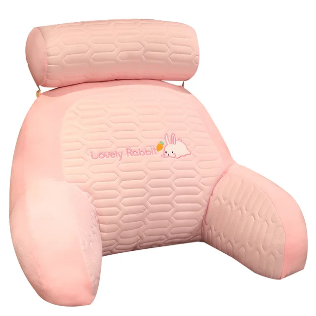 Coussin De Lecture de support lombaire doux, oreiller de lecture, planche, grand dossier – Image 6