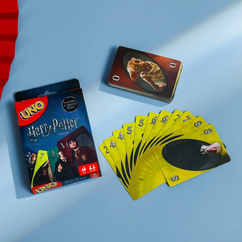 Mattel UNO аниме Покемон Гарри Поттер Семейные развлечения Веселая Игра В Покер