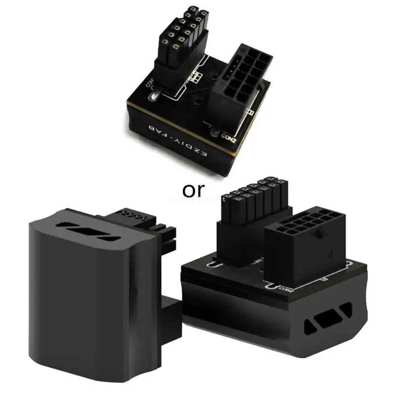 

12VHPWR 180Degree Angled Adapter GPU Power Connector 600W Pcie5.0 Power Adapters Dropship