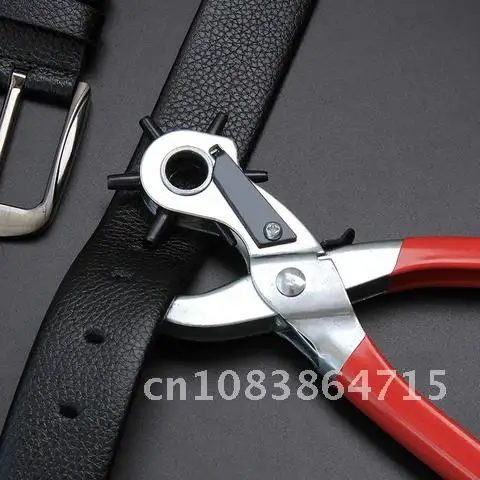 

Puncher Leather Hole Plier Belt Eyelet Tool Setter Bag Watchband Strap Household Leathercraft Die