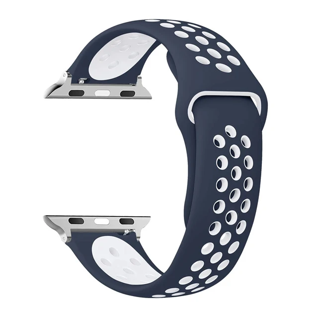 Breathable Silicone Sports Watch Strap