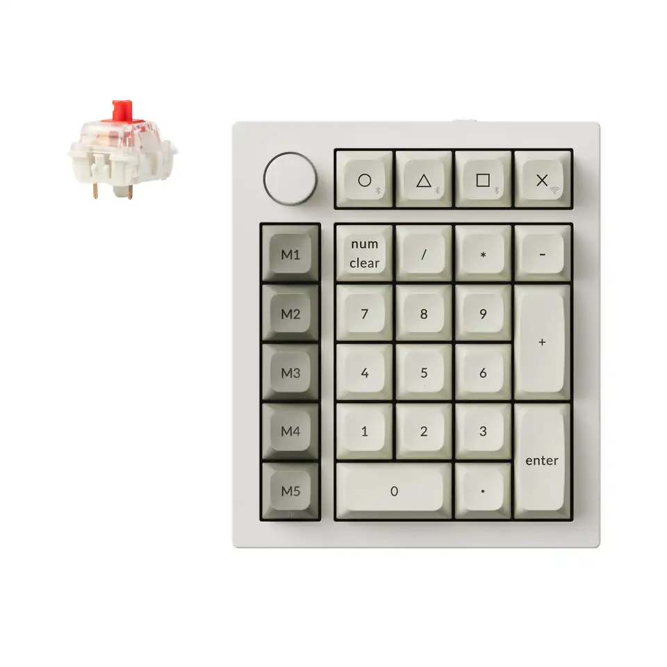 Keychron Q0 Max QMK Custom Number Pad with Gateron Jupiter