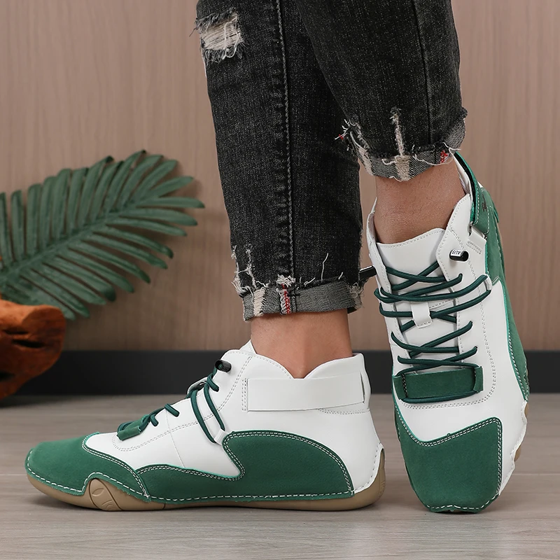 Men's Retro Design sneakers New Outdoor Soft Soled Casual Shoes Breathable Summer Flat Boots Comfortable Hot Selling 2025