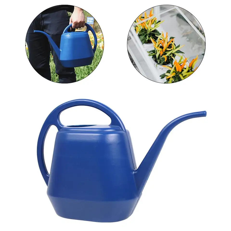 Annaffiatoio a bocca lunga da giardino in plastica irrigatore per piante da giardinaggio fioriera per Bonsai annaffiatoio leggero attrezzo da giardino 4L  15