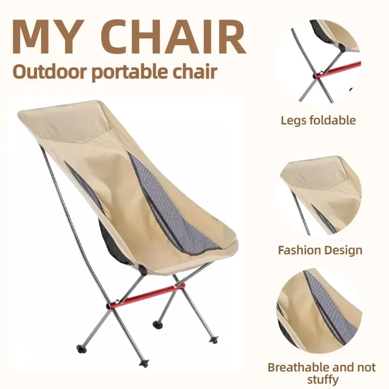 Chaise longue pliante Widesea pour pêche et plage - Siège détente confortable camping et voyage loisirs