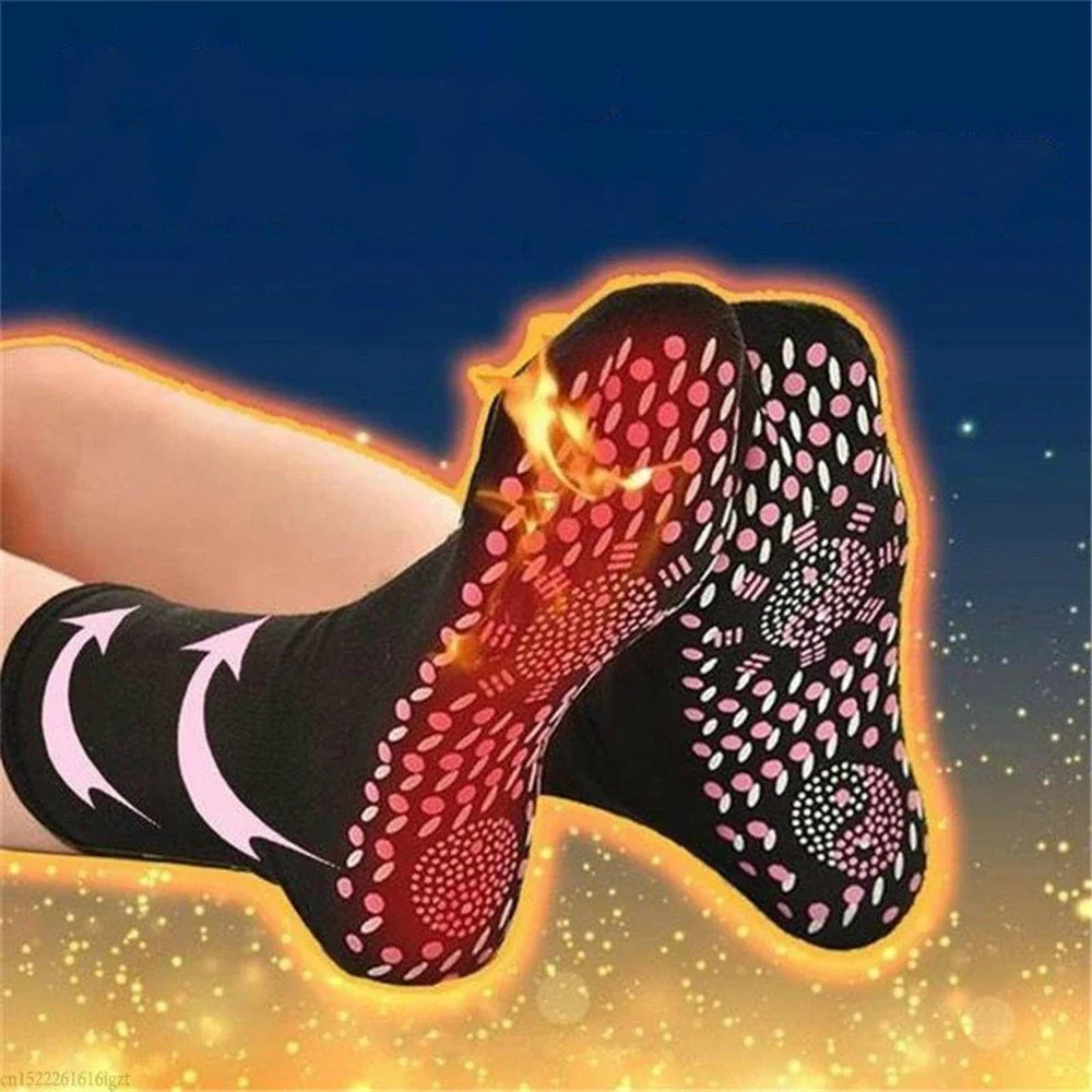 Self heating socks Self-heating Magnetic Socks For Women Men Self Heated Socks Tour Magnetic Therapy Comfortable Winter Warm Massage Pression