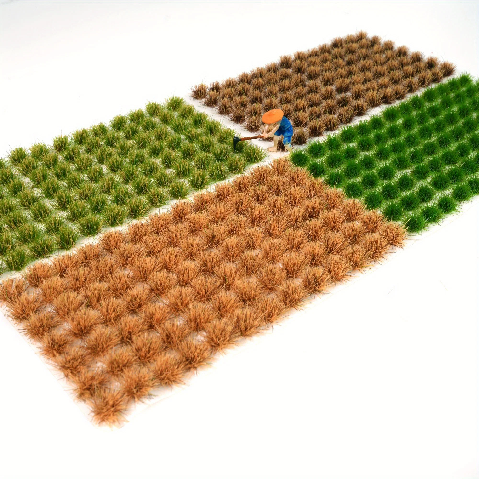 Static Model Grass Tuft Model Grass Tufts For Patios Crafts Mini Scene Decor 91tufts/box