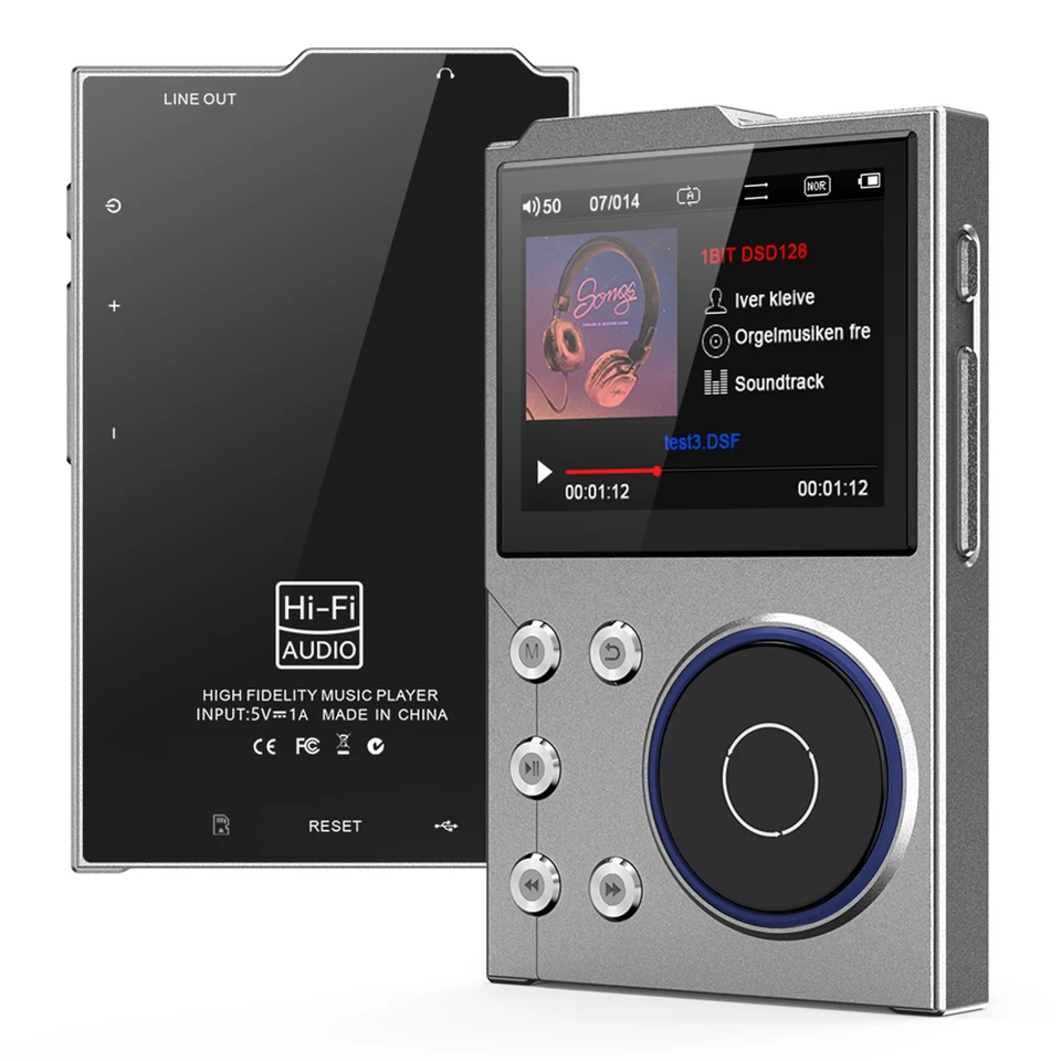 256GB Portable HiFi Bluetooth MP3 Music Player