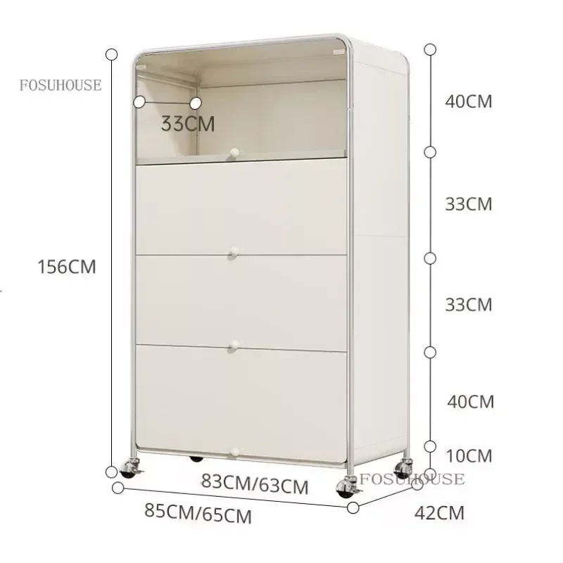 Nordic Kitchen Cabinets Cabinets Multi-functional Sideboards Floor-standing Multi-layer Household Luxury Storage Sideboards K